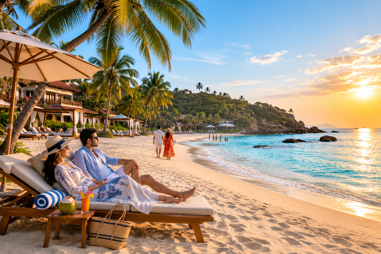 Beach holiday in India with tropical coastal travel experience