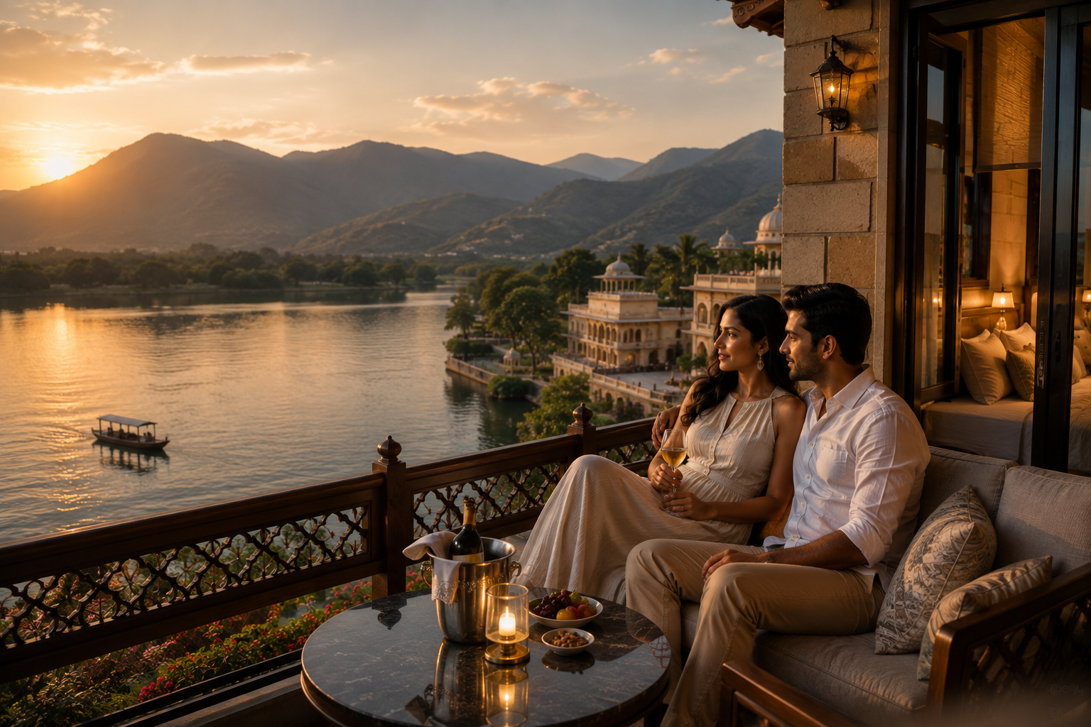 Romantic honeymoon holiday in India with luxury travel experience