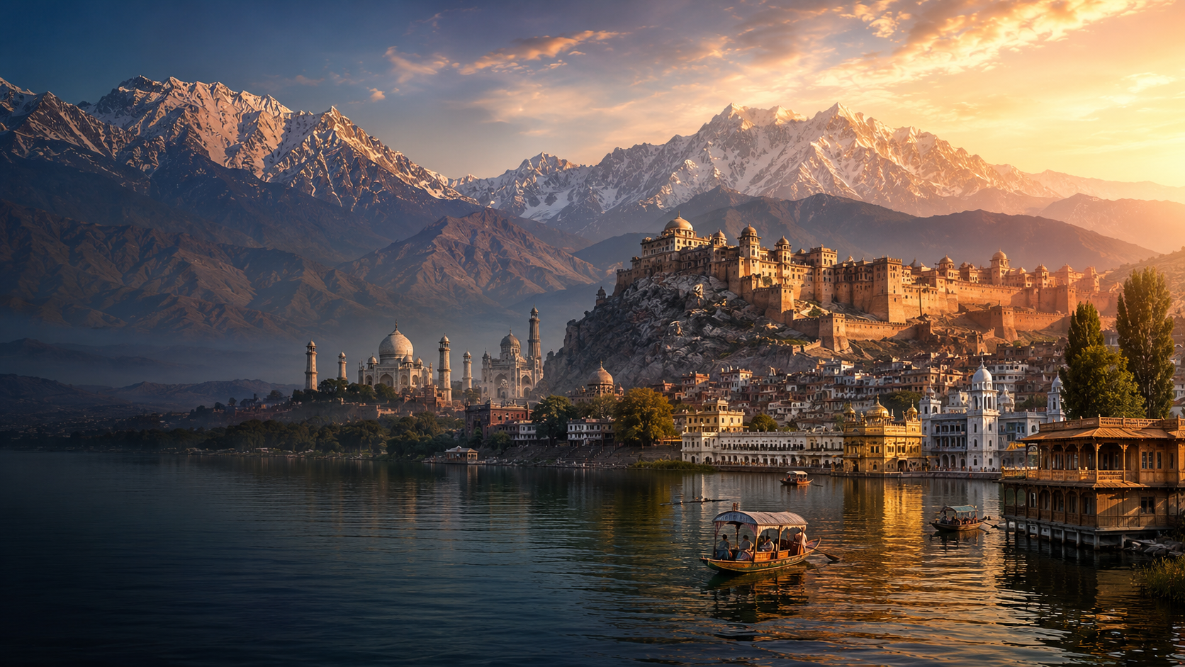 North India destinations Kashmir Ladakh Delhi Agra Jaipur and Himalayan travel