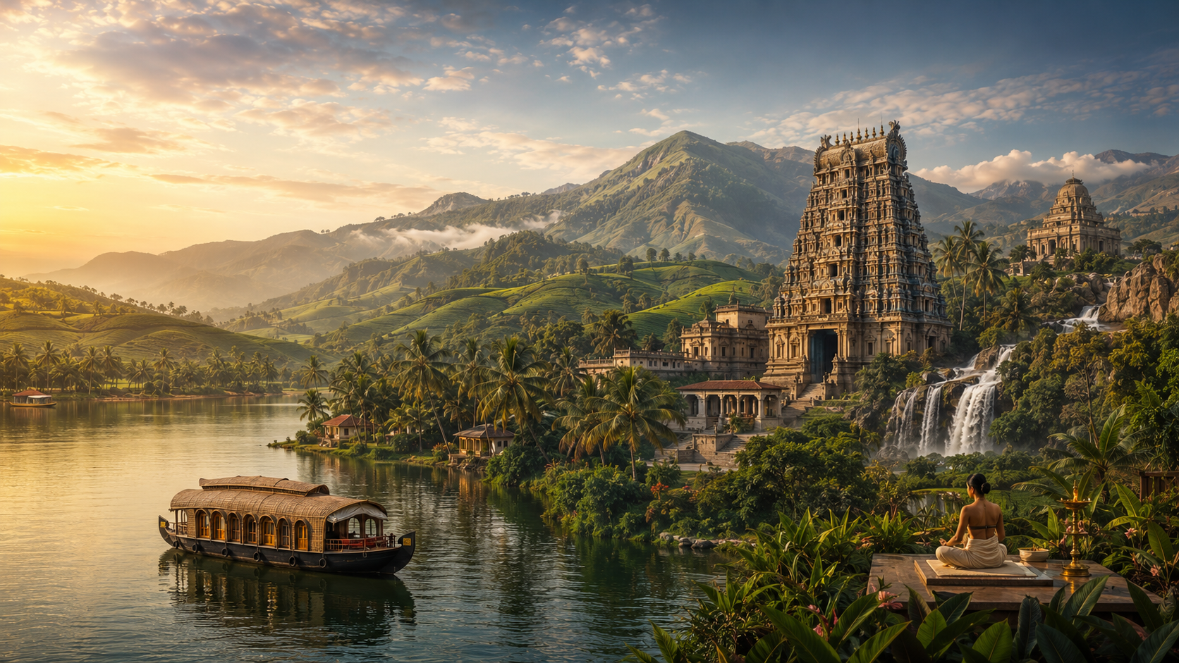 South India destinations Kerala Tamil Nadu Karnataka Chennai Madurai and Tirupati