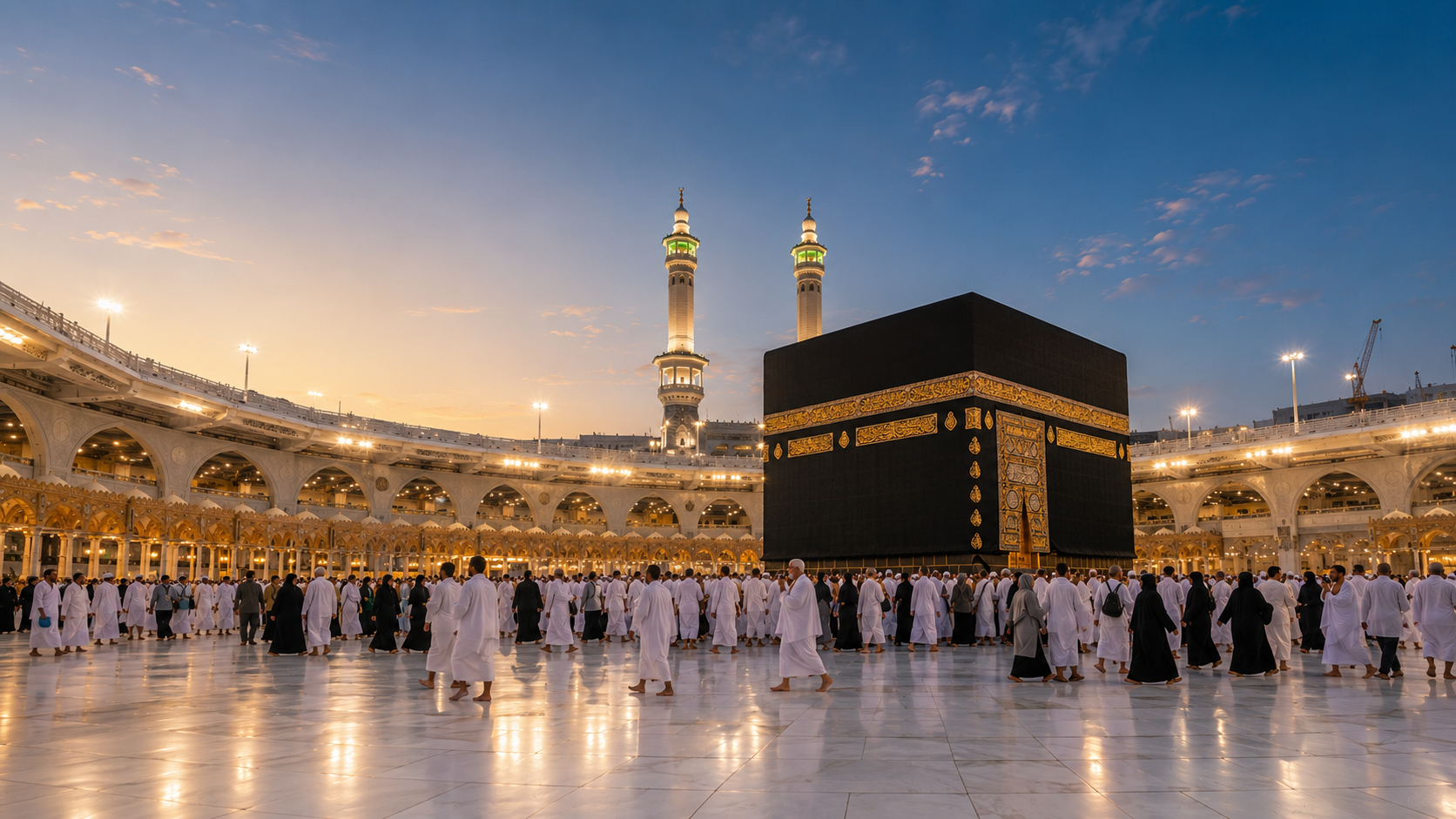 Umrah pilgrimage at Kaaba in Makkah