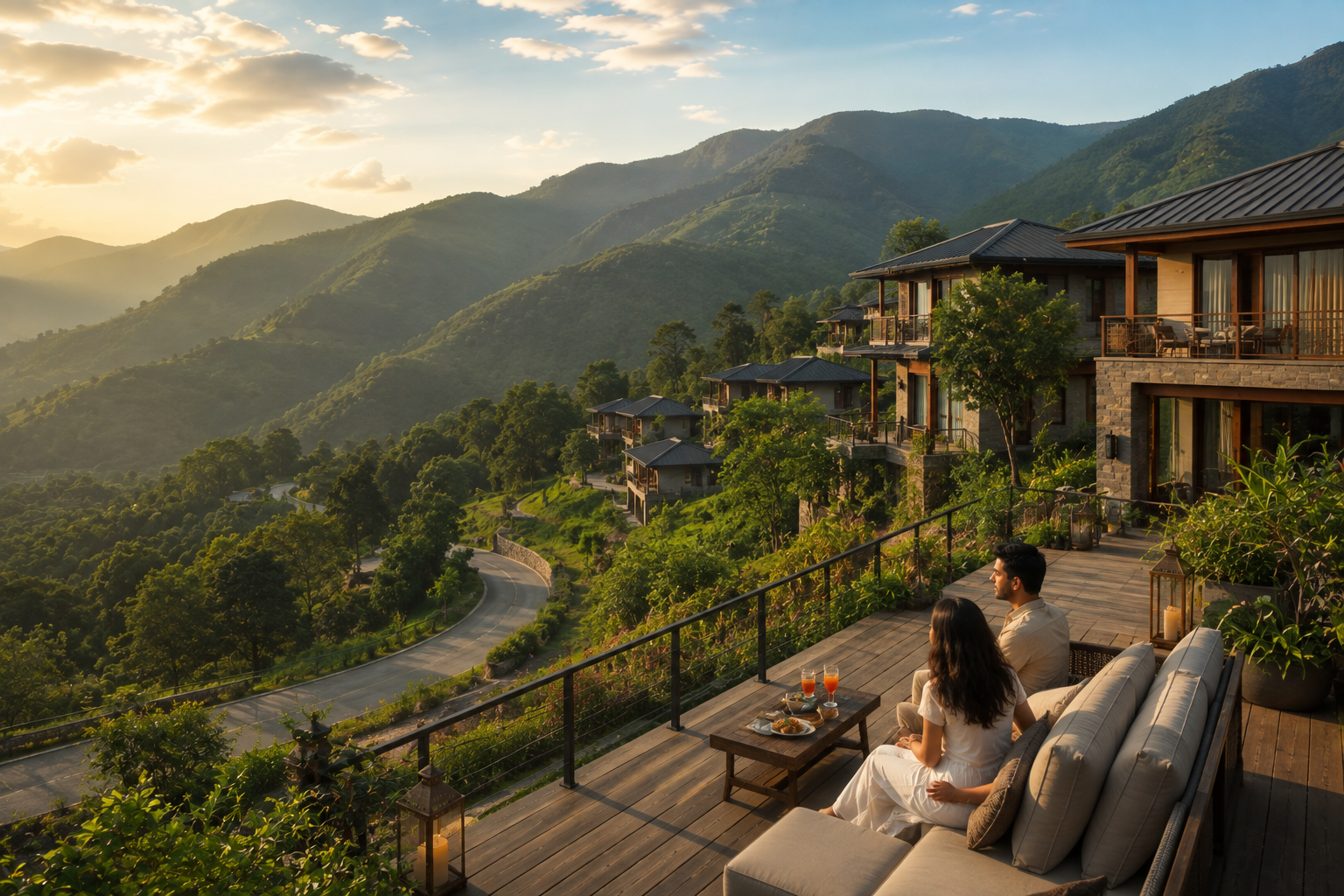 Weekend getaway in India with a scenic mountain resort experience